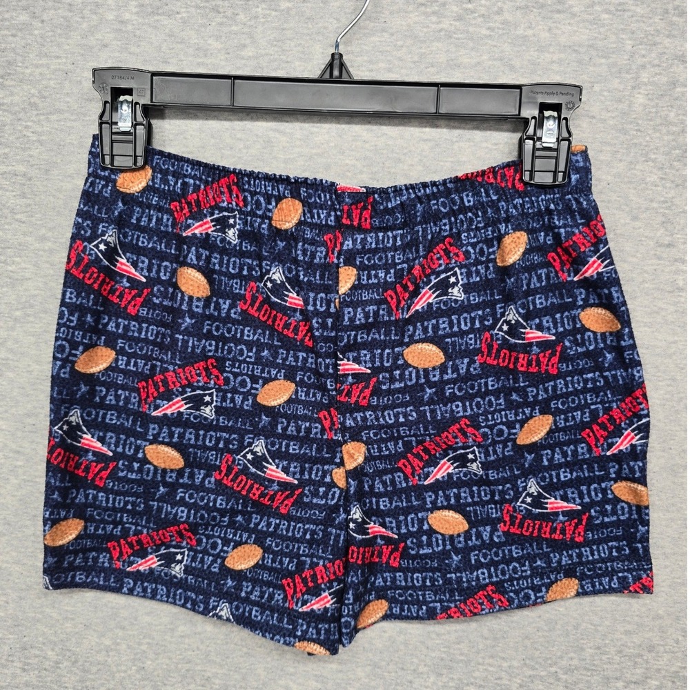 NFL New England Patriots Youth Pajama Shorts Navy Blue Fleece Small 6/8 AP188024